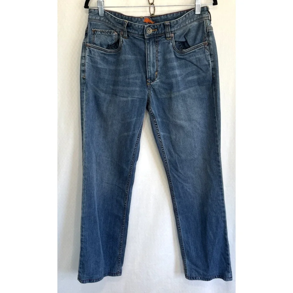 Men's TOMMY BAHAMA Jeans Cotton Blend Zip Fly Size 32 x 32